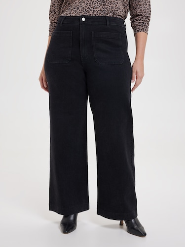 Curve Originals Sky High Wide  Leg Jean                                                                                         