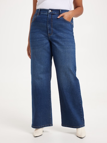 Curve Originals High Rise Wide Leg Jean                                                                                         