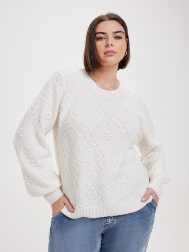 Curve Tia Diamond Detail Pullover                                                                                               