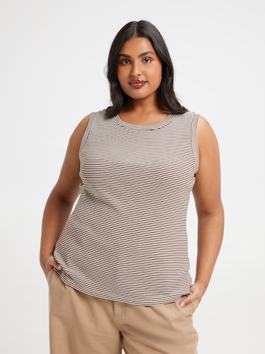 Curve Tori Lurex Waffle Tank                                                                                                    