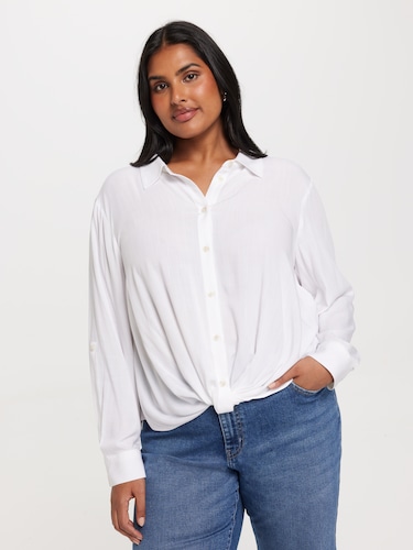 Curve Harper Wrap Shirt                                                                                                         