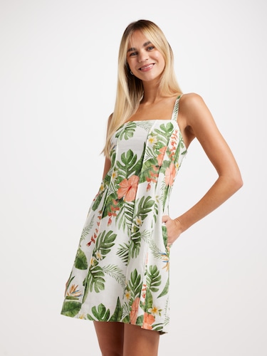 Tanya Panelled Mini Dress                                                                                                       