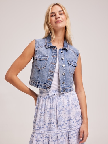 Originals Denim Vest                                                                                                            