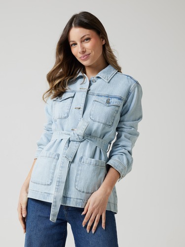 Izzy Utility Waist Tie Jacket                                                                                                   