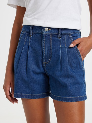 Originals High Rise Pleat Front Short                                                                                           