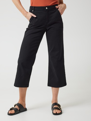 Buy United Colors of Benetton Navy Flared Fit Cropped Culottes for Women's  Online @ Tata CLiQ