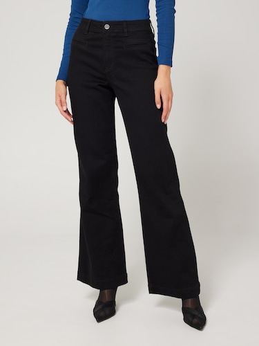 Super High Rise Slim Wide Leg Jean                                                                                              