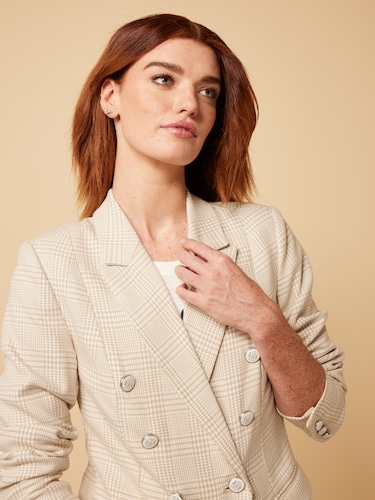 Sara Check Blazer