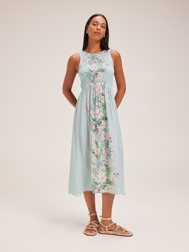 Harper Shirred Dress                                                                                                            