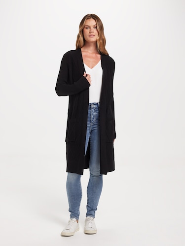 Esme Diamond Detail Midi Cardi                                                                                                  