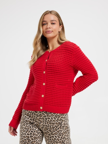 Lara Textured Fashion Cardi                                                                                                     