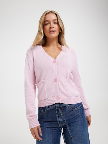 Gia Cotton Cropped Cardi                                                                                                        