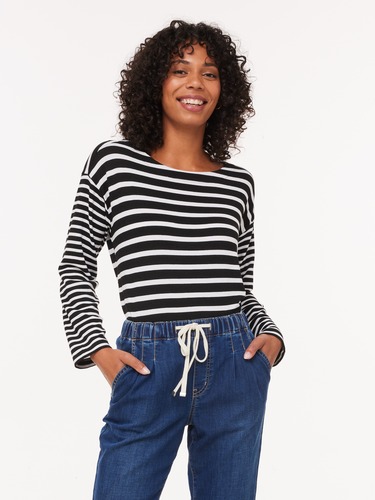 Lena Boat Neck Top                                                                                                              