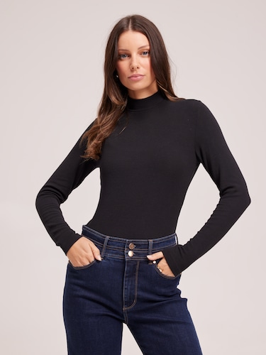 Luxe Turtleneck Long Sleeve Top