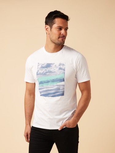 Tonal Block Print Tee                                                                                                           