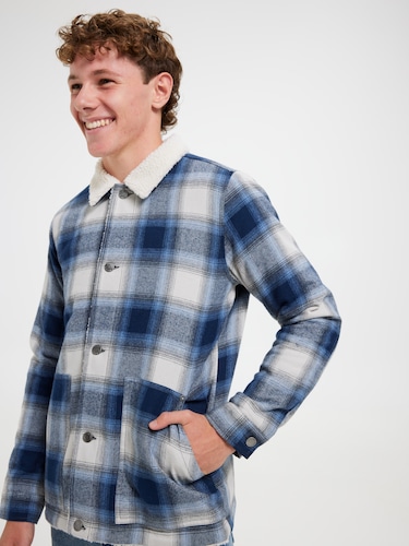Boys Sherpa Shacket                                                                                                             