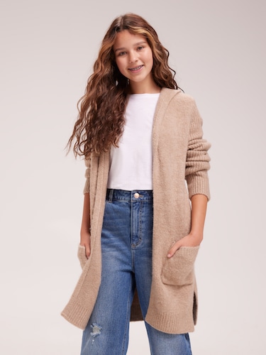 Girls on sale longline cardigan