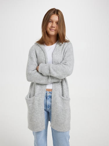 Girls Rose Longline Cardi                                                                                                       