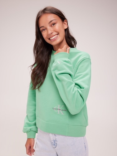 Girls Monogram Offplace Sweat                                                                                                   