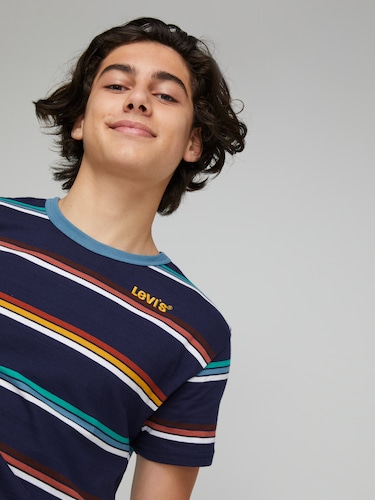 Boys Striped Ringer Tee                                                                                                         