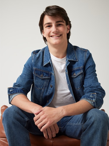 Boys Jaxon Denim Trucker                                                                                                        