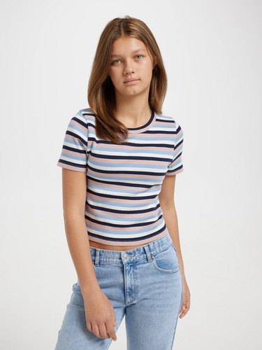 Girls Hannah Rib Tee                                                                                                            