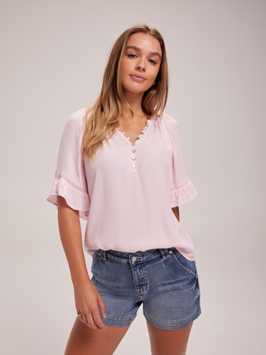 Sydney Button Front Top                                                                                                         