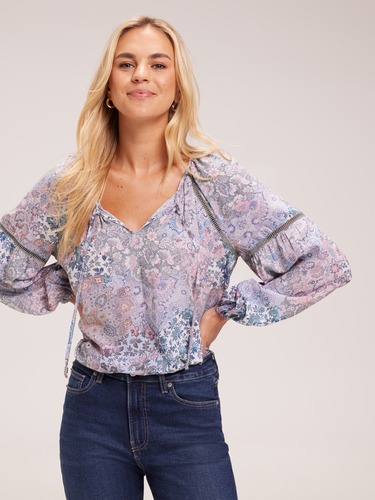 Briella  V Neck Blouse                                                                                                          
