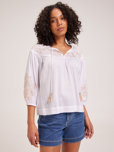 Dahlia 3/4 Sleeve Blouse                                                                                                        