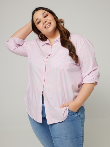 Curve Rosie Oversized Shirt                                                                                                     