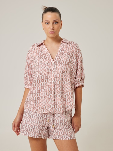 Natasha Linen Blend Shirt                                                                                                       