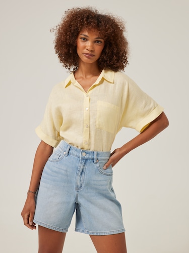 Nala Oversized Linen Shirt                                                                                                      