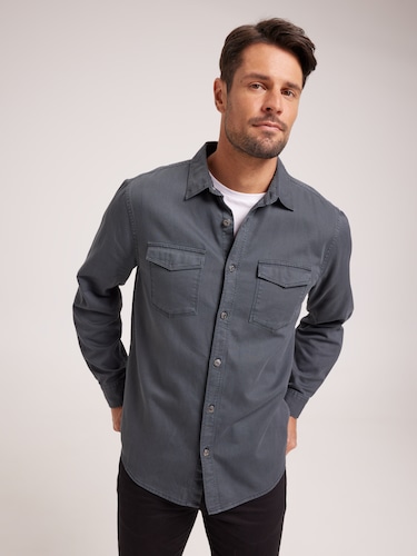 Denim Overshirt                                                                                                                 