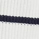 White Navy Stripe