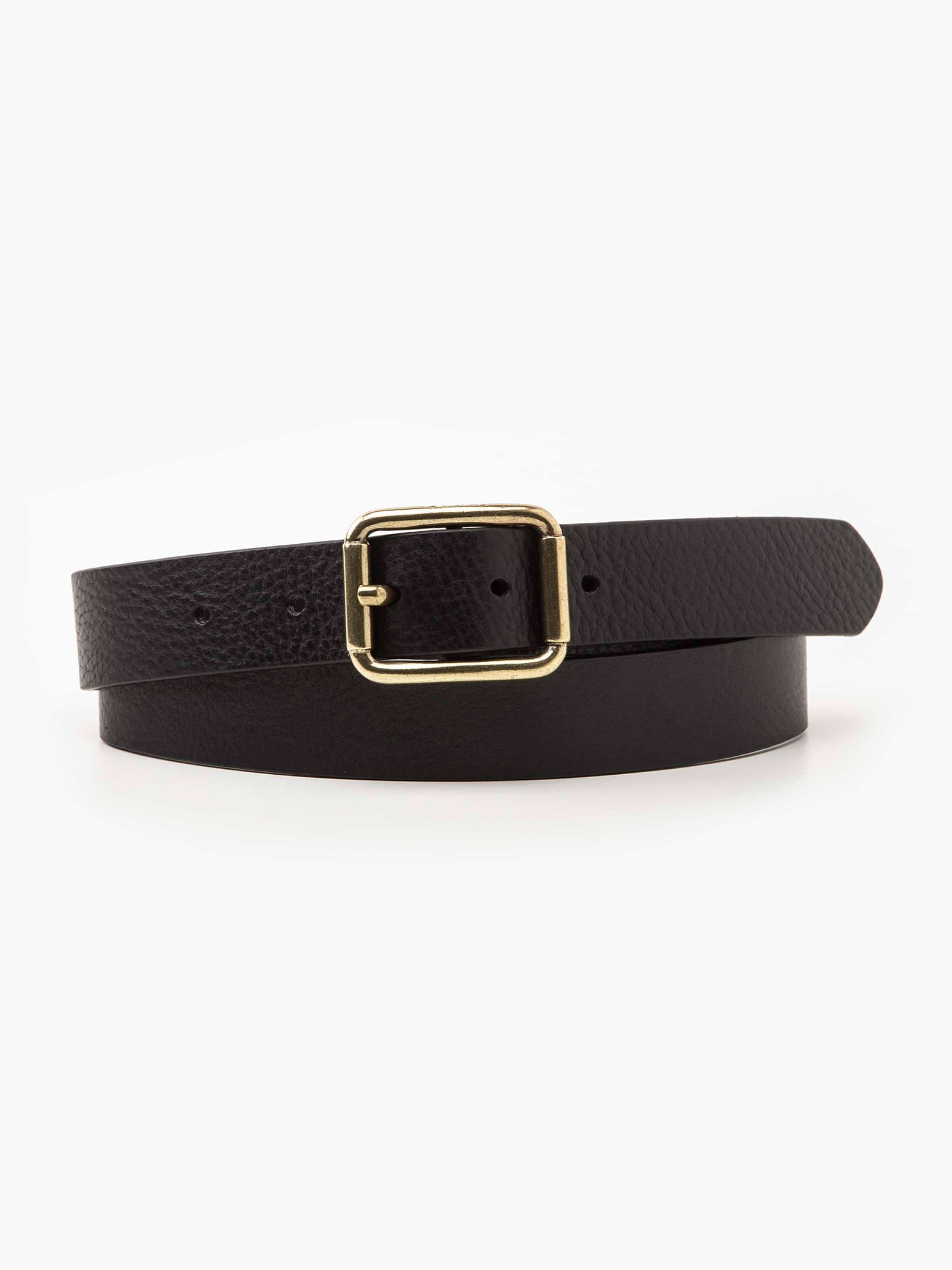 Women's Bar Belt In Black Black - Just Jeans Online