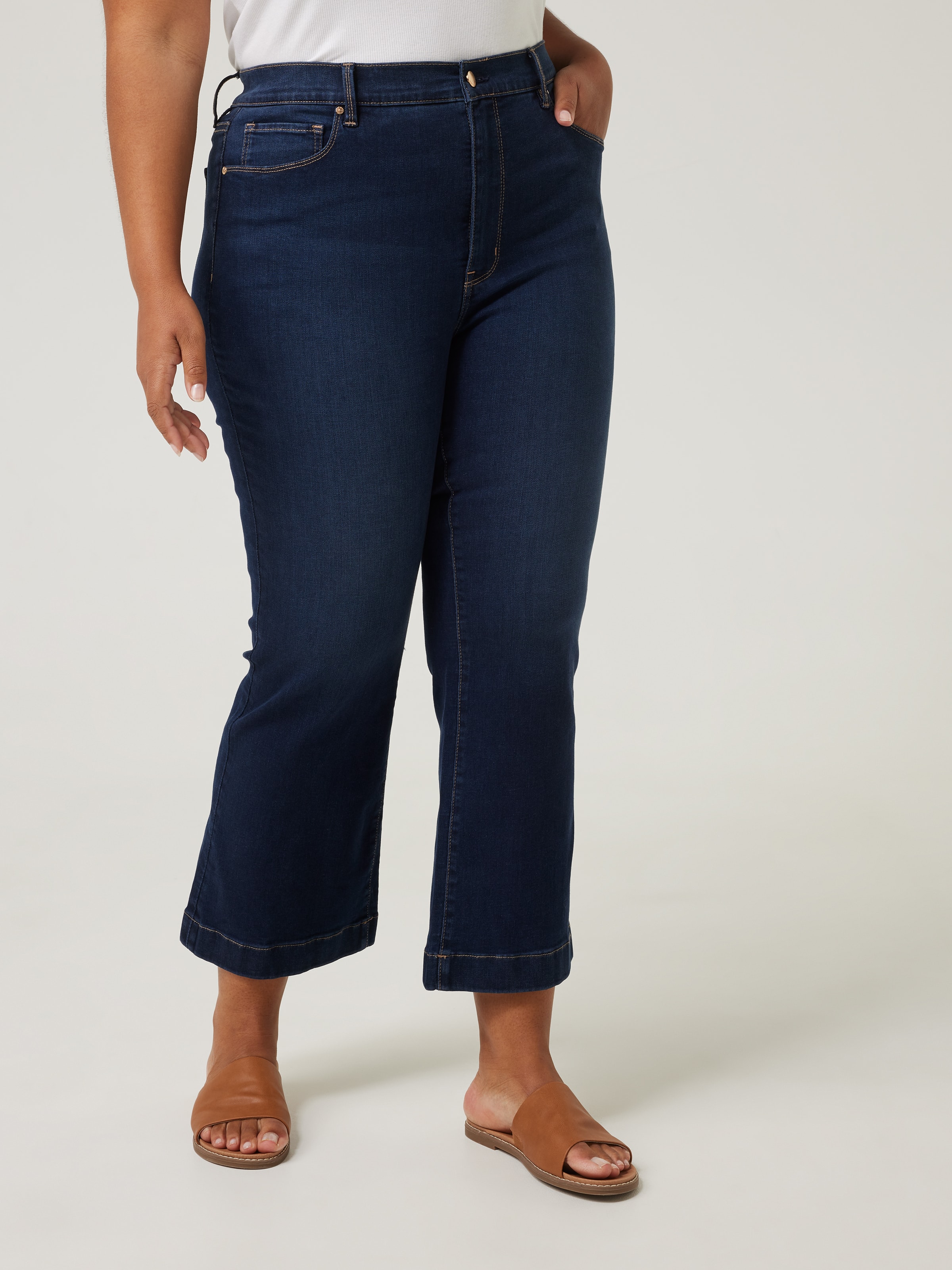 Curve Reformed High Rise Cropped Flare - Just Jeans Online