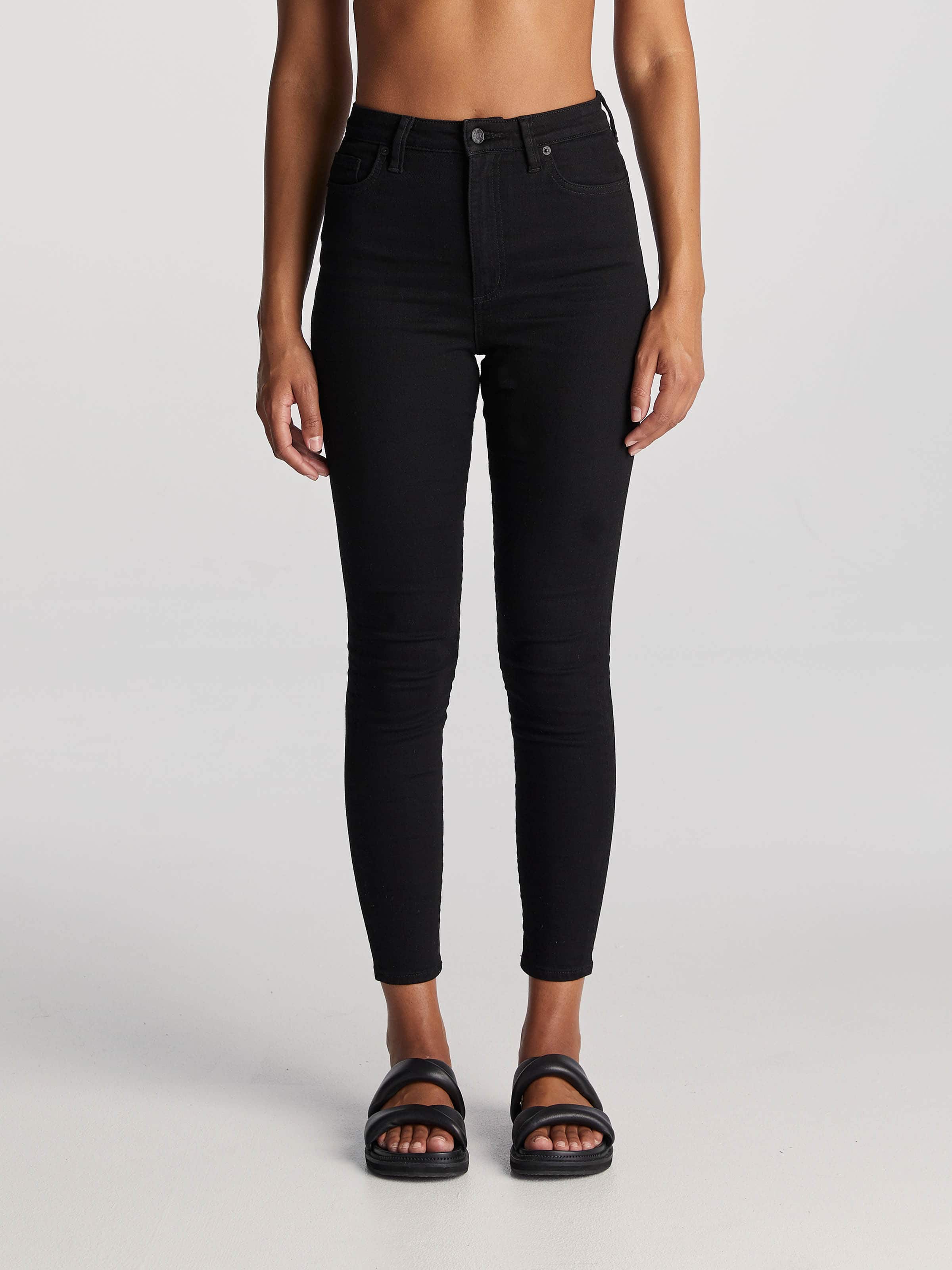 Hi Rider Super Skinny Jean In Black Onyx Black - Just Jeans Online