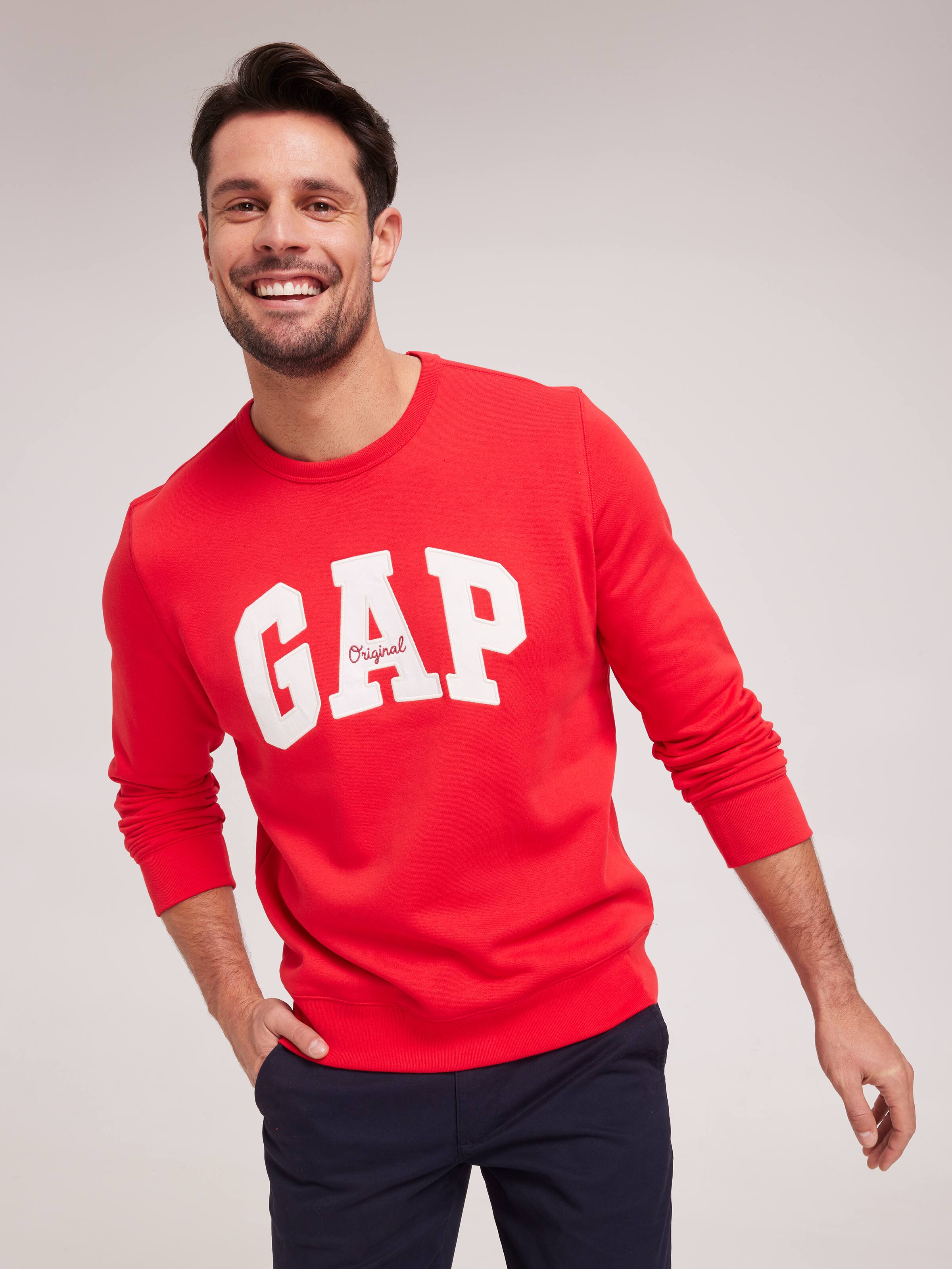 Original Arch Crew In Pure Red Just Jeans Online