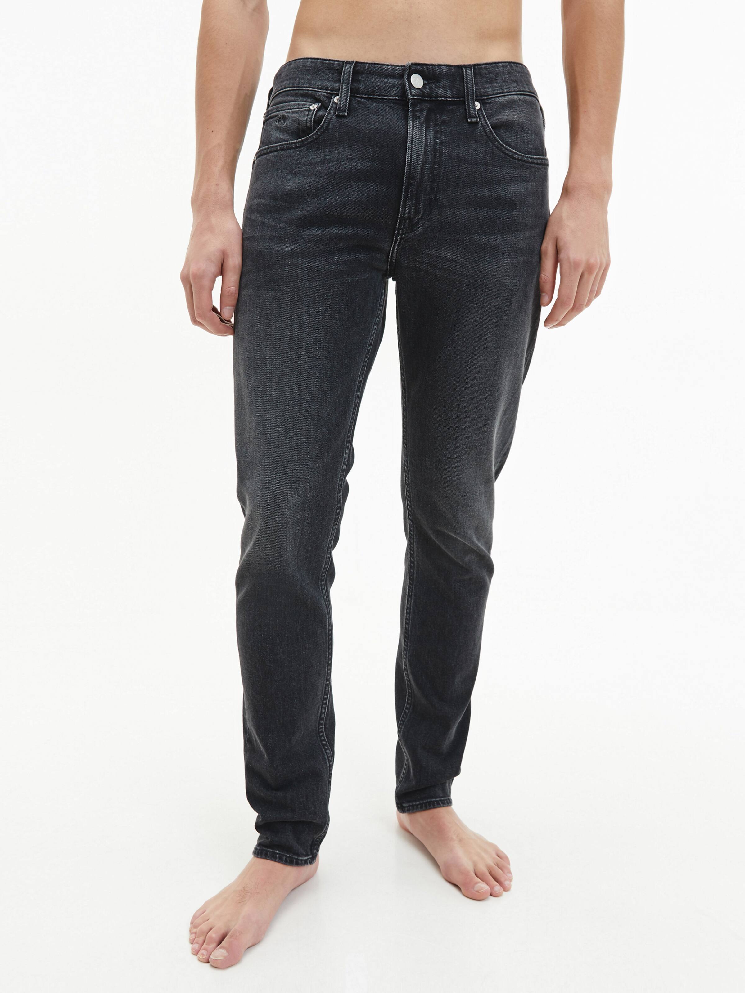 Slim Taper Jean In Washed Black Just Jeans Online
