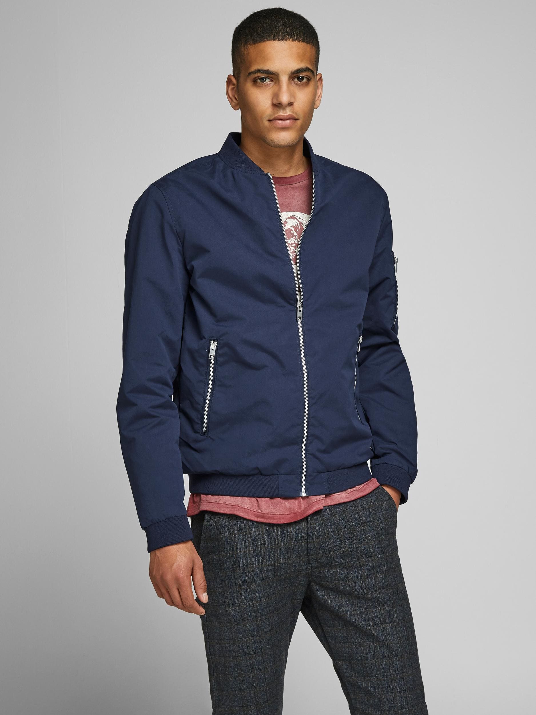 Jack n outlet jones bomber jacket