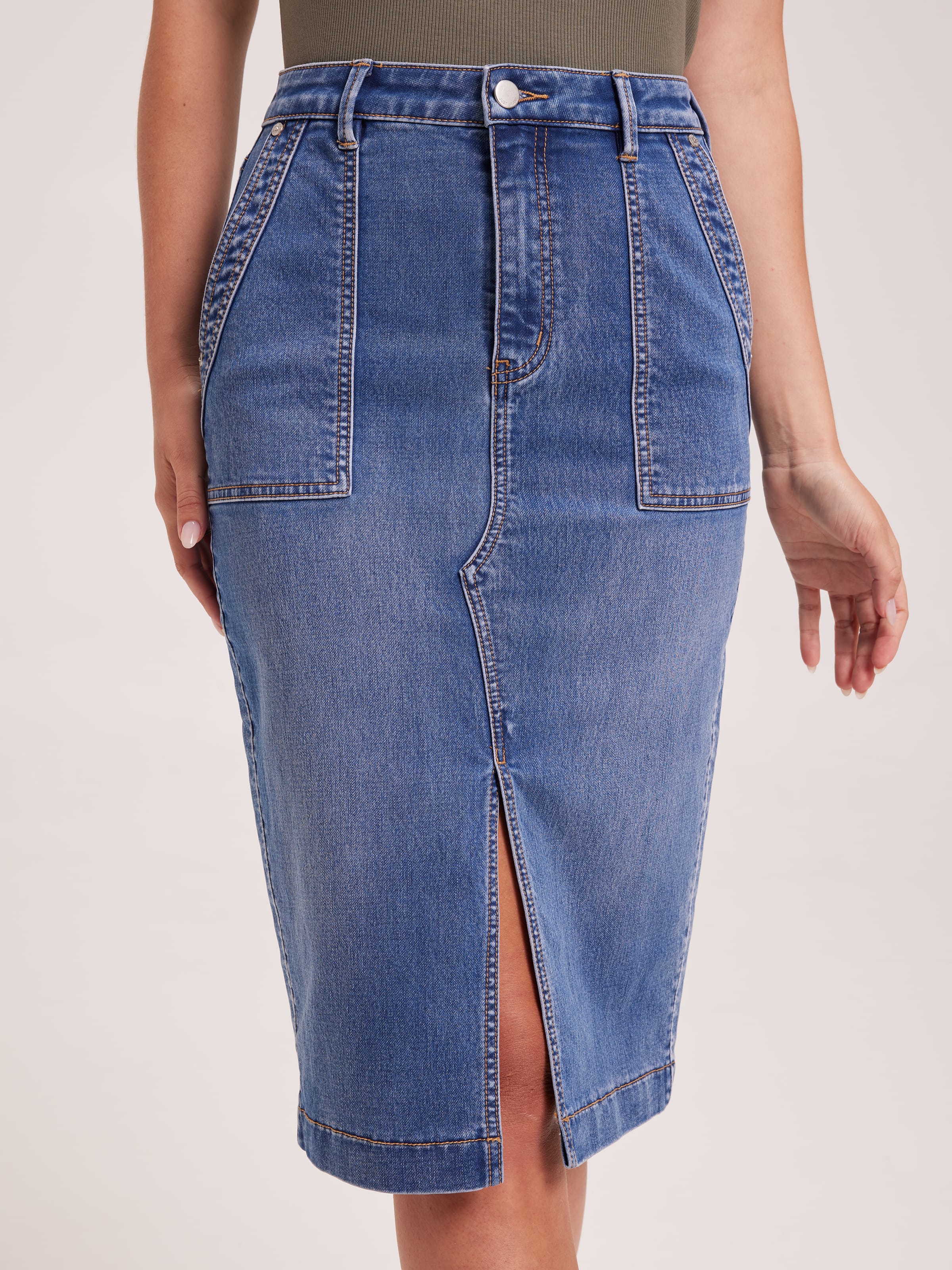 Amaze Utility Midi Skirt - Just Jeans Online