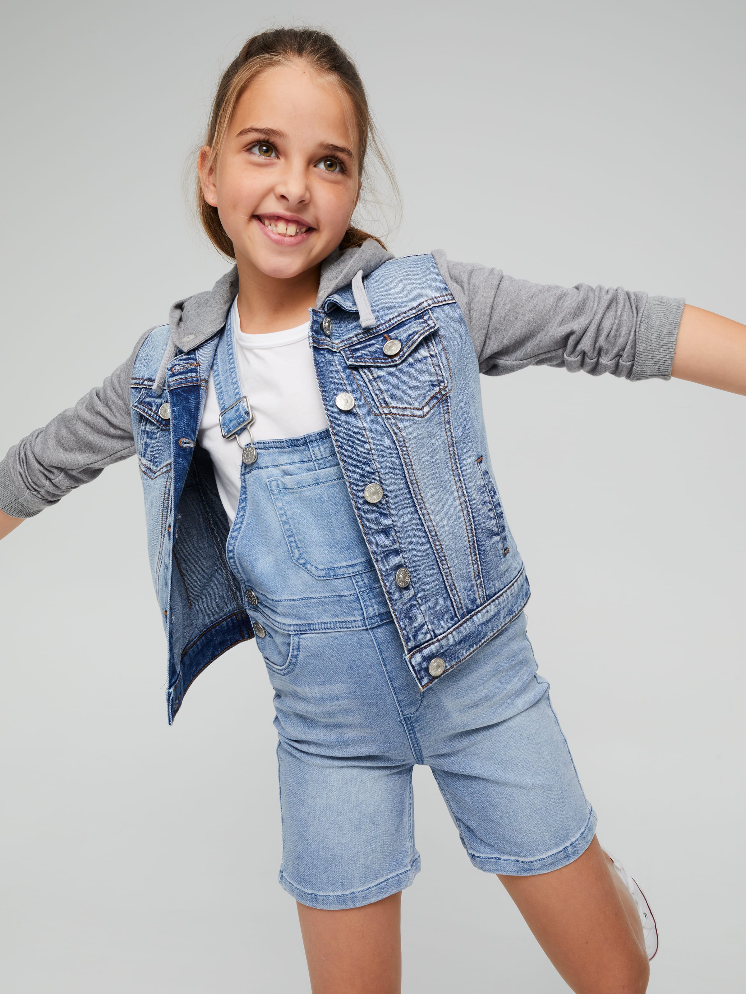 Junior Girls Amaze Dungaree (Short) - Just Jeans Online