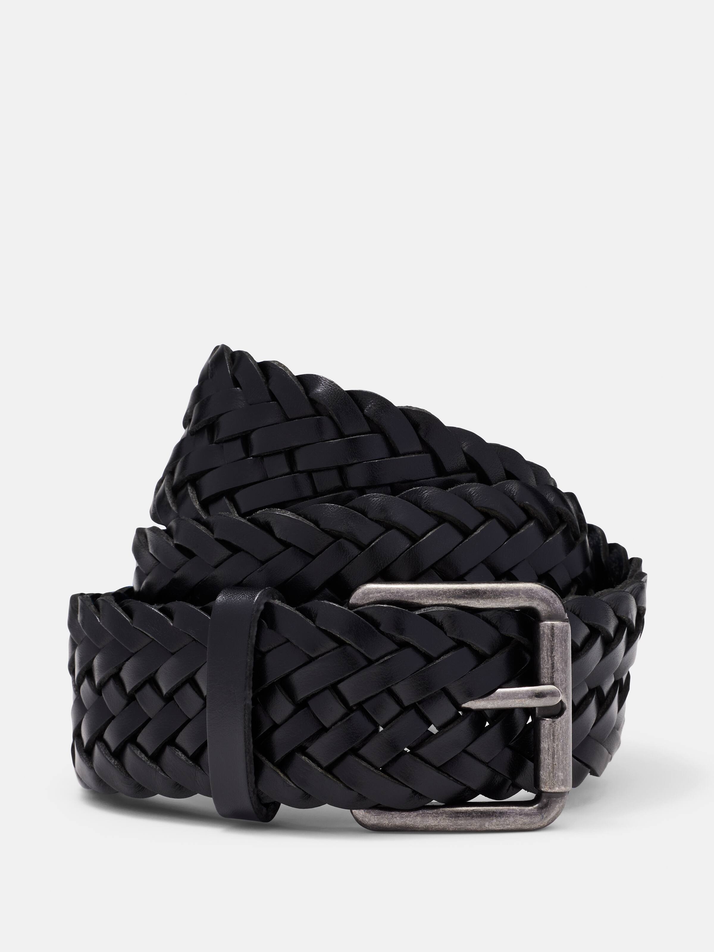 mens weave belt