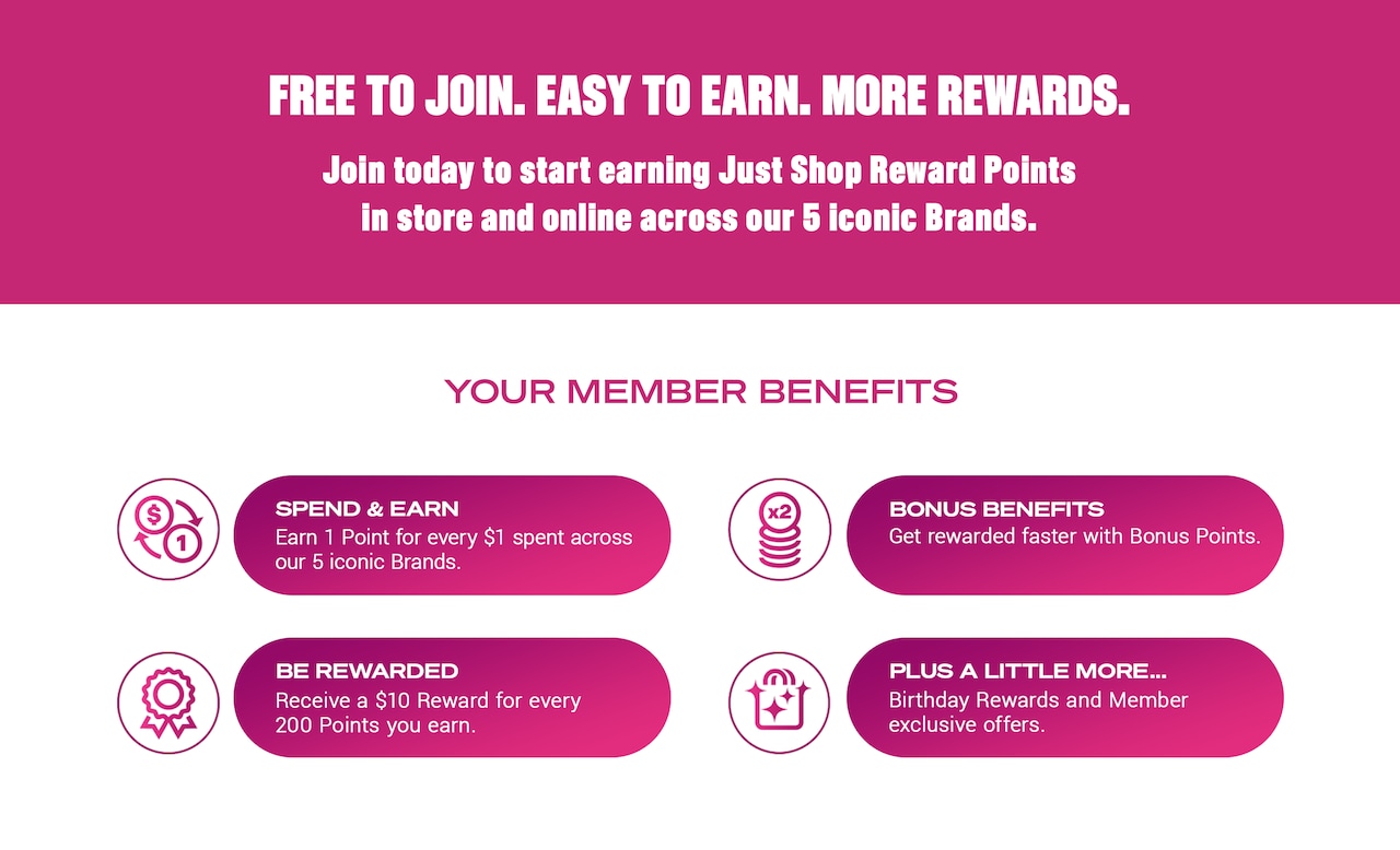 Free to join. Easy to earn. More rewards.